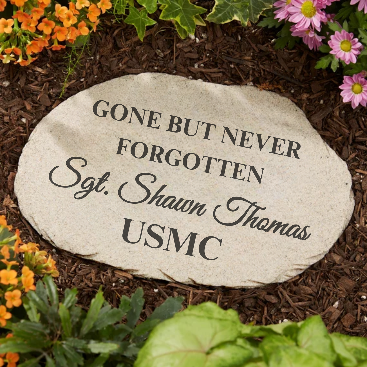 Custom Military / Service Tribute Stone